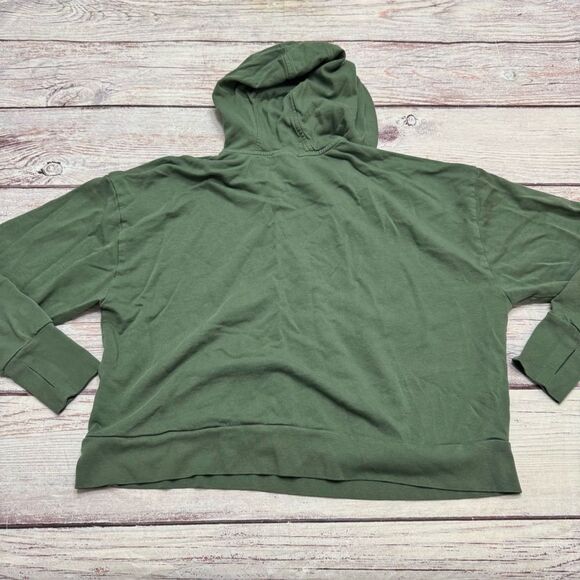 Sweaty Betty After Class Salix Green Relaxed Fit Hoodie Size M Top Sweatshirt - Picture 3 of 9